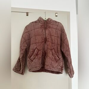 Free People Dolman Quilted Knit Jacket